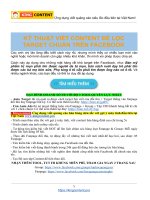 Kỹ thuật viết Content lọc target chuẩn trên Facebook