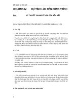 Bài giảng cơ học đất địa kỹ thuật chuong 4