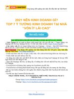 2021 nên kinh doanh gì_ Top 7 ý tưởng kinh doanh tại nhà “vốn ít lãi cao”