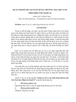 Bài tham luận quản trị rủi ro tại ngân hàng thương mại việt nam theo hiệp ước basel 2 