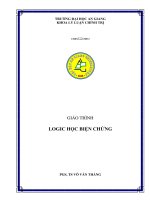 Locgic học biện chứng tài liệu giảng dạy 