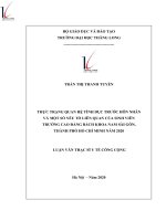 Thực trạng quan hệ tình dục trước hôn nhân và một số yếu tố liên quan của sinh viên trường cao đẳng bách khoa nam sài gòn, thành phố hồ chí minh năm 2020 