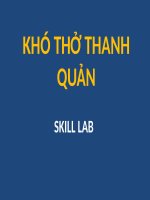 KHÓ THỞ THANH QUẢN (NỘI KHOA SLIDE) (chữ biến dạng do slide dùng Font VNI-Times, tải về xem bình thường)