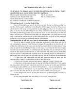 Những đóng góp mới của luận án: Tác động của quản lý tài chính đến chất lượng giáo dục đại học - Nghiên cứu điển hình tại các trường đại học thuộc Bộ Công Thương