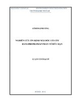 (Luận văn thạc sĩ file word) Nghiên cứu ổn định mái dốc có cốt bằng phương pháp phần tử hữu hạn