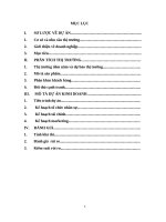 Bài thảo luận quản trị dự án: Xây dựng dự án mở một doanh nghiệp hoặc cơ sở kinh doanh