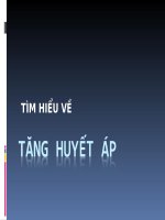 TÌM HIỂU về TĂNG HUYẾT áp (THỰC tập nội KHOA) 