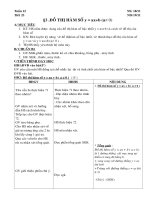 tuaàn 12 ns 1811 tieát 23 tuaàn 12 ns 1811 tieát 23 nd 1911 §3 ñoà thò haøm soá y axb a≠ 0 a muïc tieâu 1 kt hs naém ñöôïc daïng cuûa ñoà thò haøm soá baäc nhaát y axb vaø caùch veõ ñoà th