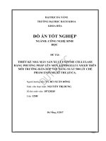 Thiết kế nhà máy sản xuất enzyme cellulase bằng phương pháp lên men aspergillus niger trên môi trường rắn xốp với năng suất 500 lít chế phẩm enzyme kĩ thuậtca  