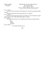 phòng gdđt đề kiểm tra chất lượng học kì i phòng gdđt đề kiểm tra chất lượng học kì i gio linh năm học 2008 2009 môn ngữ văn lớp 6 thời gian 90 phút không kể thời gian giao đề câu 1 2 điểm tr