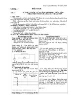 ngµy gi¸o ¸n vët lý 9 gv hµ v¨n chung so¹n ngµy 14 th¸ng 08 n¨m 2009 ch­¬ng i §iön häc tiõt 1 sù phô thuéc cña c­êng ®é dßng ®iön vµo hiöu ®iön thõ gi÷a hai ®çu d©y dén i môc tiªu nªu ®­îc c¸ch bè t