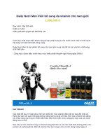 Daily nutri men viên bổ sung đa vitamin cho nam giới   1 096 000