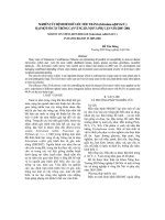 Nghiên cứu bệnh héo rũ gốc mốc trắng (SclerotiumrolfsiiSACC.) hại một số cây trồng cạn vùng Hà Nội và phụ cận năm 2005-2006