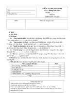 teân teân lôùp tröôøng tieåu hoïc kieåm tra hk i nh 07 08 moân tieáng vieät ñoïc ngaøy khoái 4 thôøi gian 40 phuùt ñieåm nhaän xeùt cuûa giaùo vieân a ñoïc i ñoïc tieáng a noäi dung baøi “ oâng tra