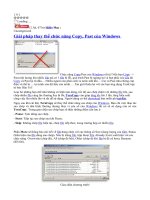 Chuc nang Copy Past cua Windows