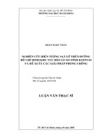 Nghiên cứu hiện tượng sạt lở trên đường hồ chí minh khu vực đèo lò xo   tỉnh kontum và đề xuất các giải pháp phòng chống 