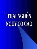 THAI NGHÉN NGUY cơ CAO (sản PHỤ KHOA SLIDE) 