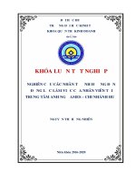 Nghiên cứu các nhân tố ảnh hưởng đến động lực làm việc của nhân viên tại trung tâm anh ngữ ames – chi nhánh huế 