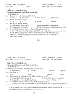 tröôøng thcs voõ thò saùu tröôøng thcs voõ thò saùu kieåm tra hoïc kì i ñeà soá 1 hoï vaø teân lôùp 6 moân vaät lí thôøi gian 12 phuùt i phaàn traéc nghieäm 4 ñ choïn caâu traû lôøi ñuùng nh