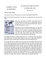 Đề thi vào lớp 10 môn Ngữ văn năm 2020-2021 có đáp án - Sở GD&ĐT TP.HCM