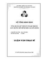 Ứng dụng kỹ thuật insar trong xây dựng mô hình độ cao số (DEM) 