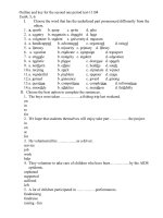 On tap va dap an kt1t lan 2 lop 11B4