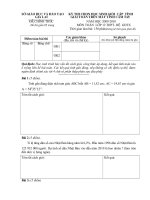 De THPT Casio 2009GDTX