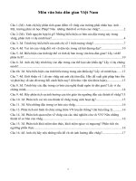 Đề cương ôn tập môn văn hóa dân gian việt nam