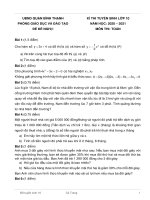 Bộ đề thi thử vào lớp 10 môn Toán năm 2020-2021 - Sở GD&ĐT TP.HCM