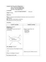 group 13 mr thong ba vat high school group 13 mr thong ba vat high school mr loc che guevara high school ms ngoc cho lach b high school mr nam an thoi high school lesson plan unit 13 entertainmen