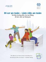 Di cư an toàn – làm việc an toàn
