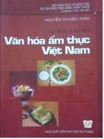 Giáo trình văn hóa ẩm thực việt nam  