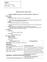 kieåm tra thöïc haønh 1 tieát pmht t×m hióu thêi gian víi phçn mòm sun times t1 i môc tiªu kiõn thøc §¸nh gi¸ kiõn thøc cña häc sinh vò c©u lönh ®iòu kiön häc sinh hióu ®­îc chøc n¨ng chýnh cña phçn