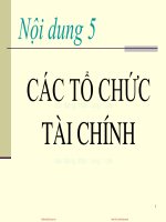 Bài giảng kinh tế tiền tệ   ngân hàng nội dung 5 – TS  nguyễn thị thư 