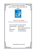 Xây dựng website đặt phòng khách sạn