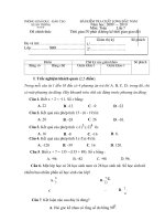 microsoft word ki ii so 2 20 4 07 doc phßng gi¸o dôc ®µo t¹o bµi kióm tra chêt l­îng ®çu n¨m xu©n tr­êng n¨m häc 2009 – 2010 m«n to¸n líp 7 §ò chýnh thøc thêi gian 70 phót kh«ng kó thêi gian gia