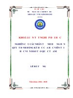 Nghiên cứu các nhân tố ảnh hưởng đến quyết định đăng ký học của học viên tại học viện đào tạo quốc tế ANI 