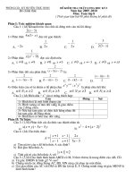 De thi toan 8 hoc ki I nam 2009 2010