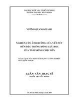 Nghiên cứu ảnh hưởng của vết nứt đến đặc trưng động lực học của tấm mỏng chịu uốn 