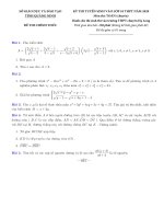 Đề thi vào lớp 10 chuyên Toán năm 2020-2021 - Sở GD&ĐT Quảng Ninh