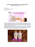 DERMA  BEAUTY SHAMPOO tóc SUÔN BÓNG mượt    329 000