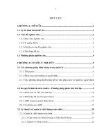 Ra quyết định đa mục tiêu trong việc chọn lựa nhà cung cấp và xác định vị trí xà bông muse trên dây chuyền sản xuất   công ty pg việt nam 