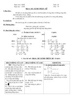 ngaøy soaïn 0602 tuaàn 26 ngaøy soaïn 0602 tuaàn 26 ngaøy daïy 2302 tieát 79 baøi 6 so saùnh phaân soá i muïc tieâu hs hieåu vaø vaän duïng ñöôïc quy taéc so saùnh hai phaân soá cuøng maãu vaø khoâ