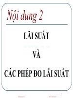 Bài giảng kinh tế tiền tệ   ngân hàng nội dung 2 – TS  nguyễn thị thư 
