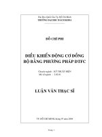 Điều khiển động cơ đồng bộ bằng phương pháp DTFC 