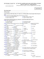 Đề thi tốt nghiệp THPT Quốc Gia môn Tiếng nga KPB 2006-2007 lần 1 mã đề 824