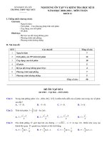 Nội dung ôn tập học kì 2 Toán 12 năm 2020 - 2021 trường THPT Việt Đức - Hà Nội - TOANMATH.com