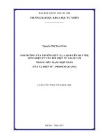 Xây dựng hệ thống phân tích cú pháp ngữ nghĩa tiếng việt với công cụ tulipa 
