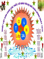 powerpoint presentation ¸ n 3a líp t o kióm tra bµi cò 8 21 2 gêp 7 lçn 7 gêp 6 lçn 4 28 3 18 §iòn sè vµo « trèng hµng trªn 6 con gµ hµng d­íi 2 con gµ sè con gµ ë hµng trªn gi¶m ®i 3 lçn th× ®­îc s