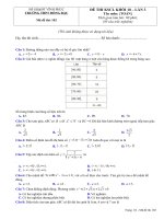 Toán 10 mã đê 102 